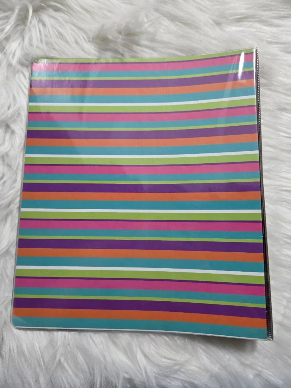 Colorful Stripe Binder